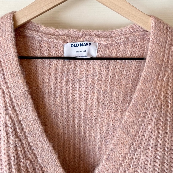 Old Navy Cozy Cardigan Sweater cropped button KIDS size GIRLS 2X (18) plus NWT - Picture 4 of 7